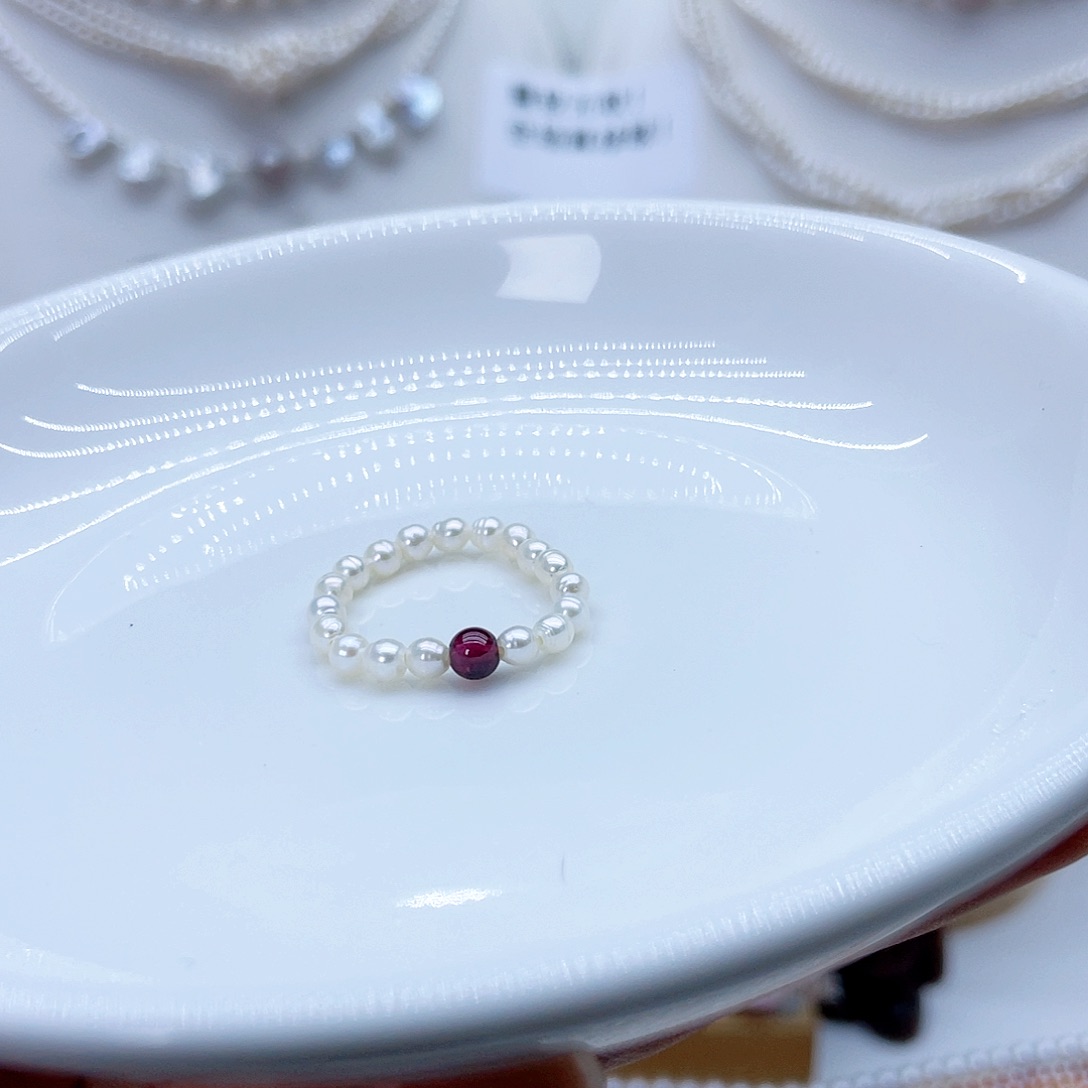 未镶嵌戒指淡水珍珠