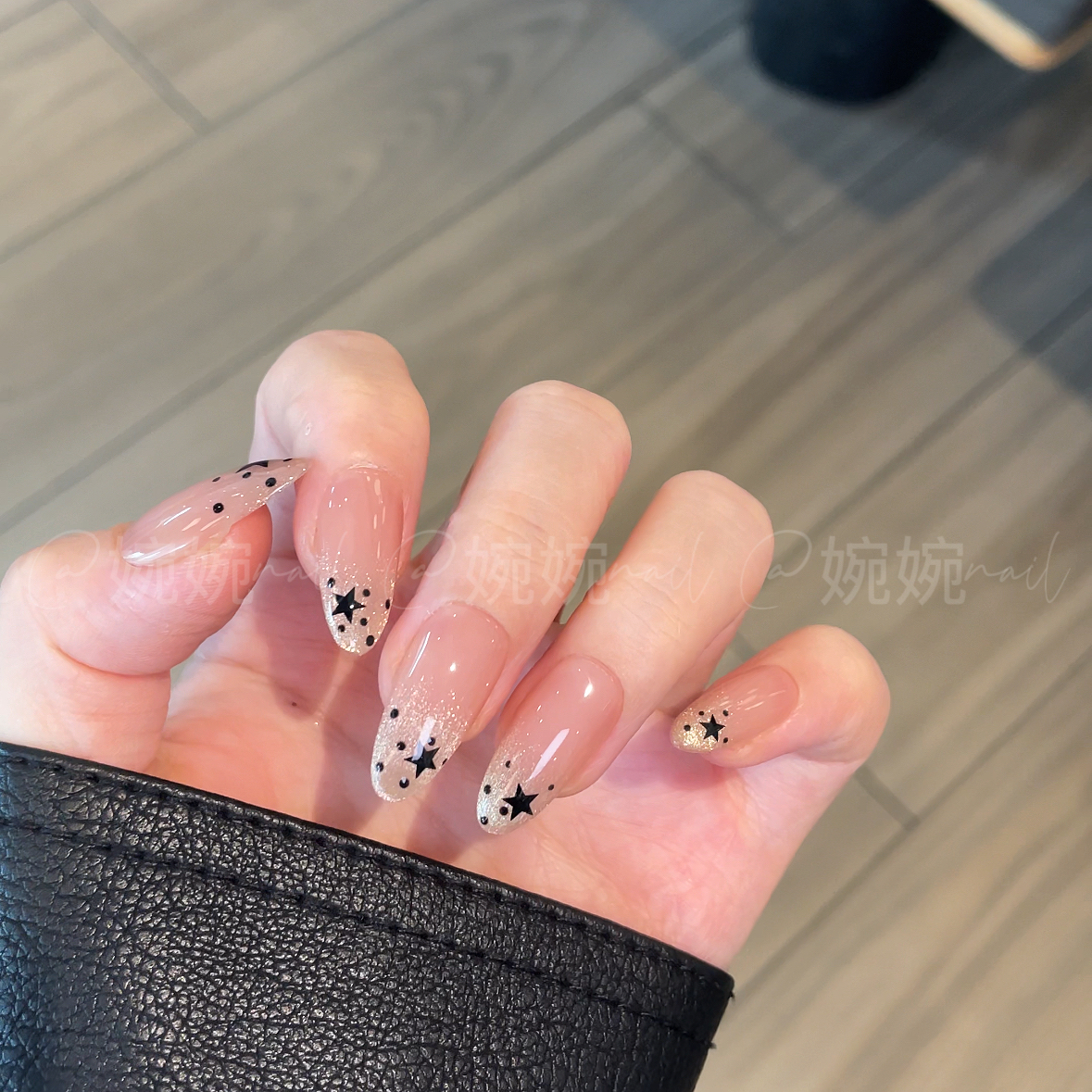 清！！！【星星】纯手工猫眼清透百搭贴纸设计穿戴甲