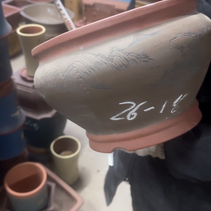 紫砂花盆紫砂花盆