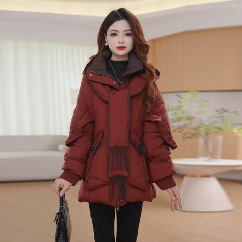 【羽绒服】冬季新款羽绒服时尚修身气质休闲女神收腰显瘦减龄百搭