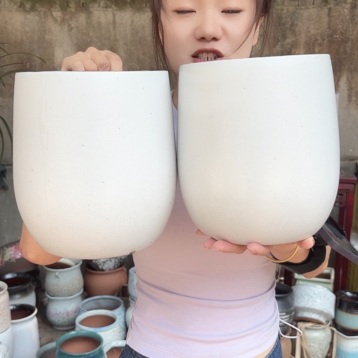 口径18高度22两个白蛋壳