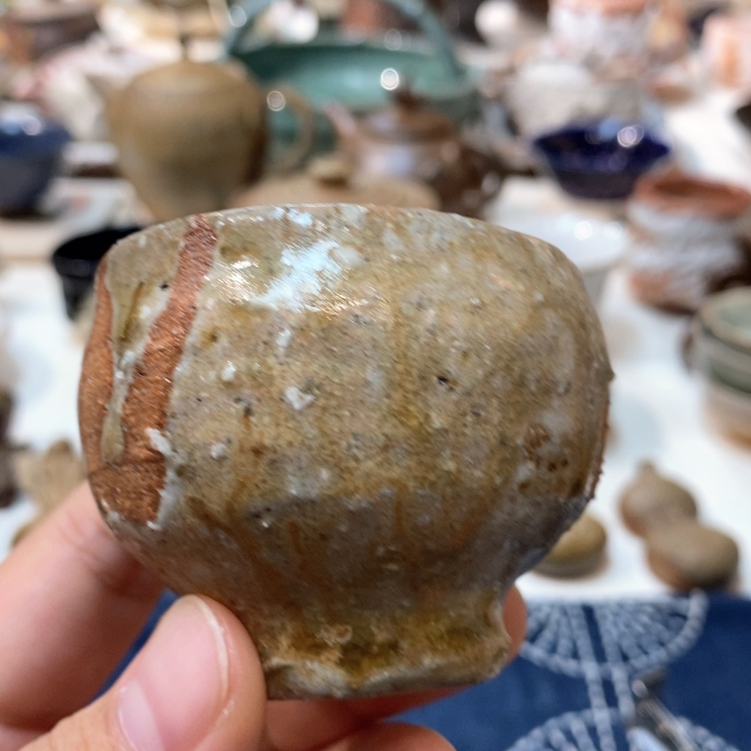 柴烧侘寂粗陶茶具