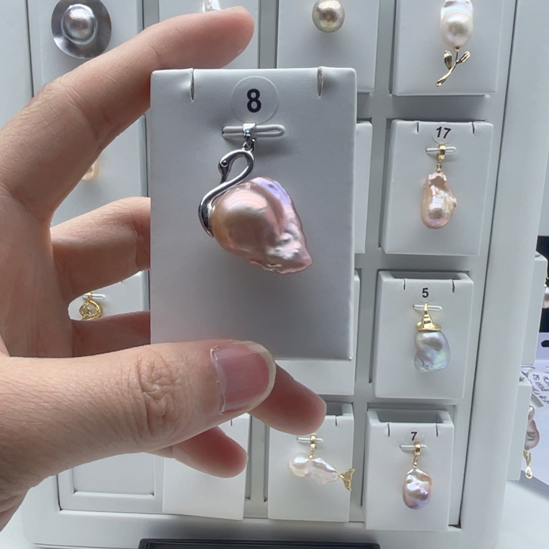 合金淡水珍珠颈饰