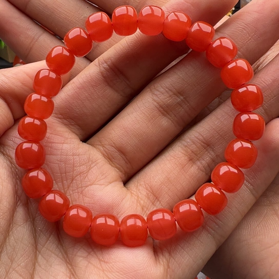 南红玛瑙单圈8.0未镶嵌