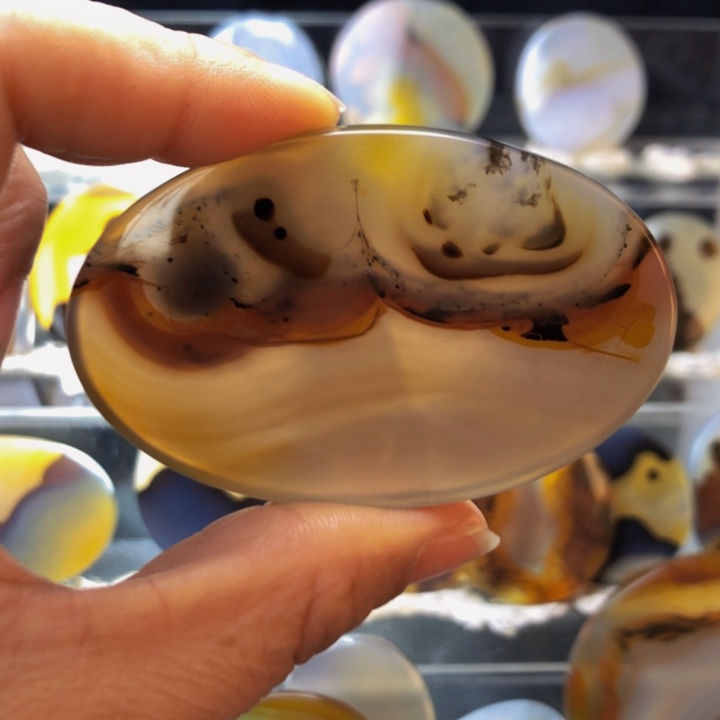 合金玛瑙/玉髓珠宝奇石163