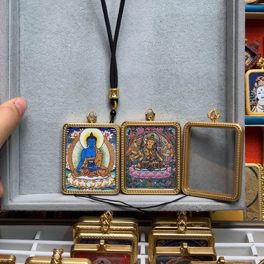 吊坠风***y双面铜壳双面铜壳