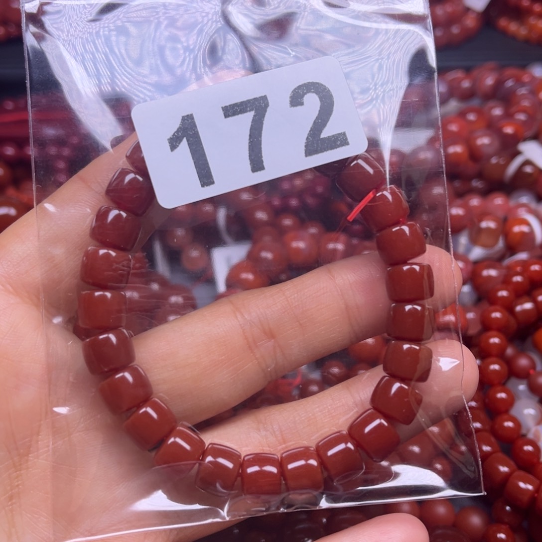 玛瑙/玉髓手链合金胖*姥