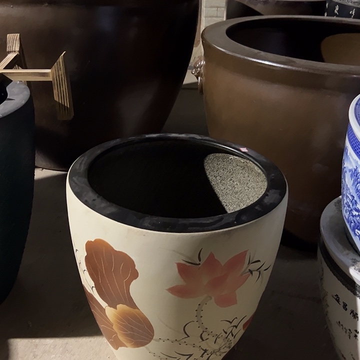 一***顺景德镇陶瓷鱼缸直径52高度55