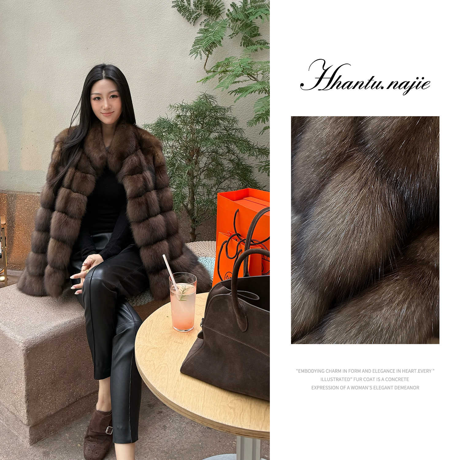 【娜姐】『爱丁堡』2025新款立领时尚老钱风外套ST505-1