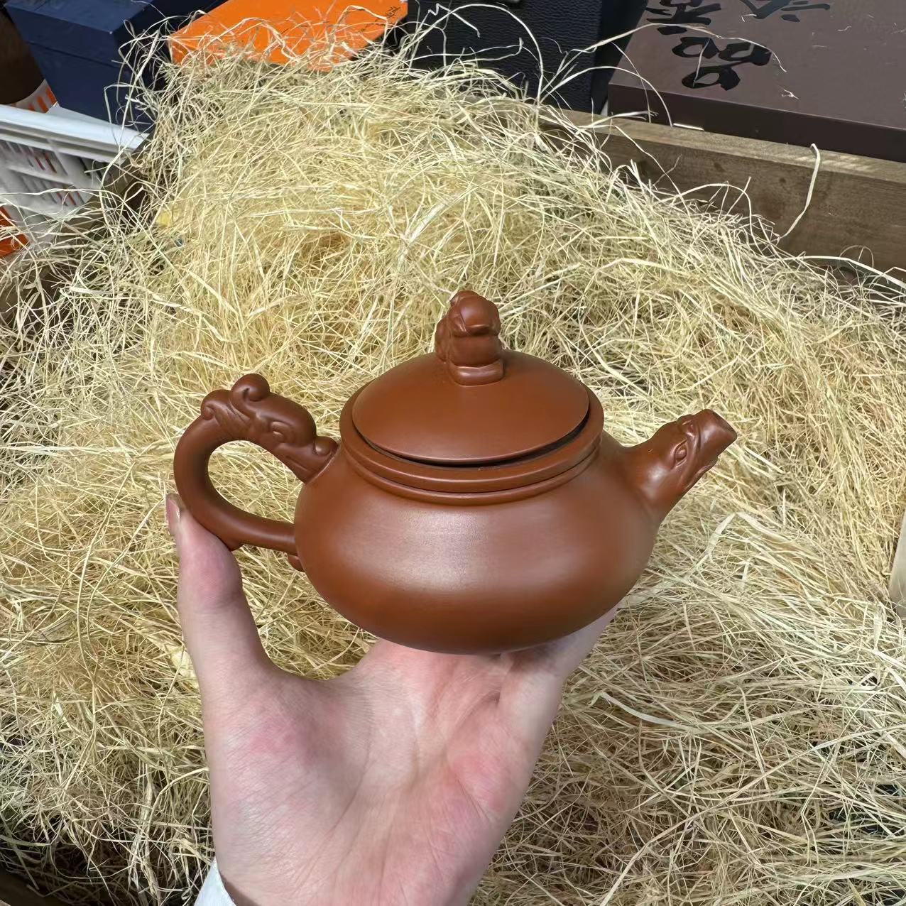 （胡子茶器）时来运转紫砂转转壶 1506