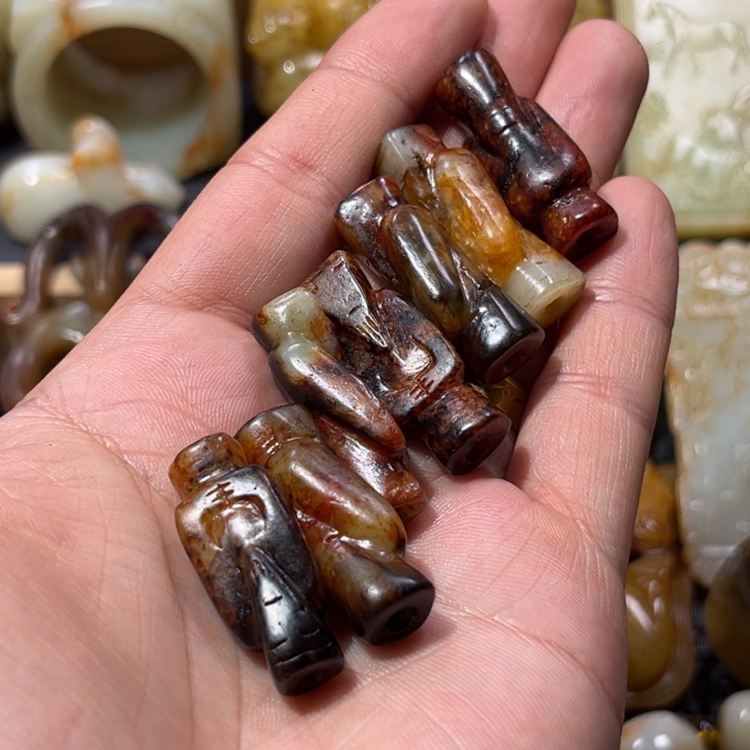 和田玉挂件未镶嵌清**然拍2发7