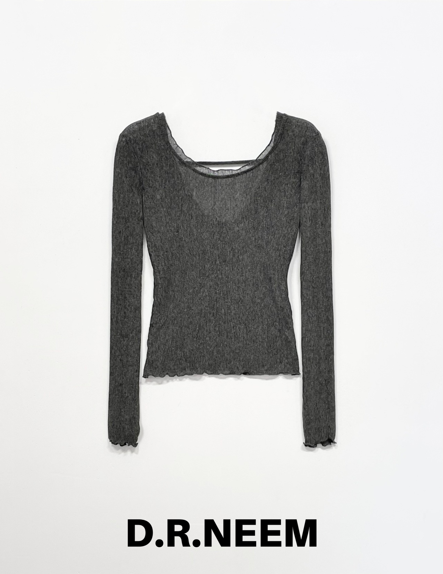 DRN 露后背打底T恤