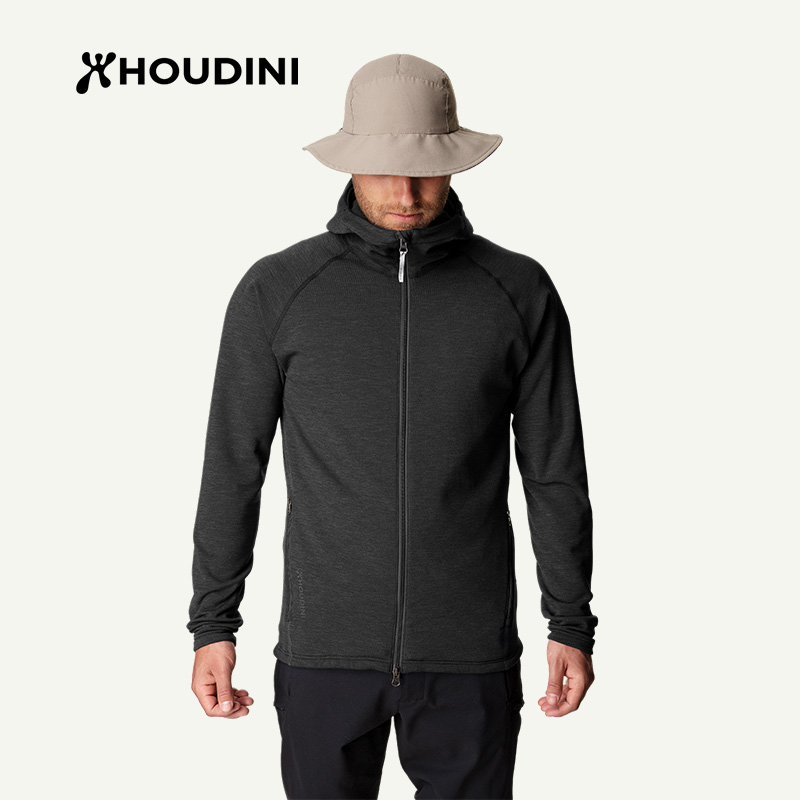 HOUDINI/胡丁尼Outright Houdi“直率”连帽 男 保暖 轻量抓绒衣
