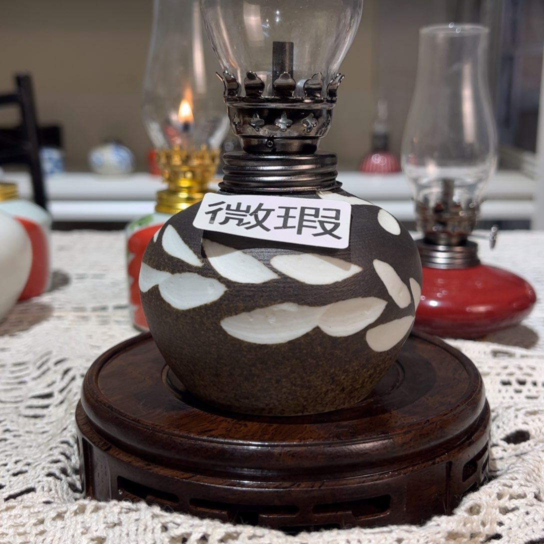 摆件景德镇陶瓷香薰灯