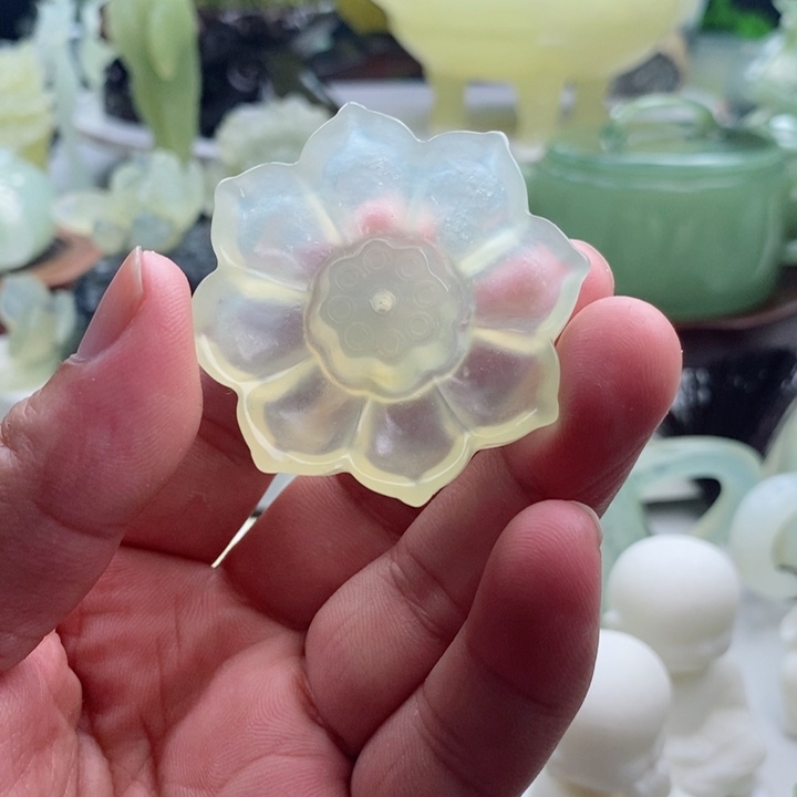 岫玉四大名玉香插未镶嵌