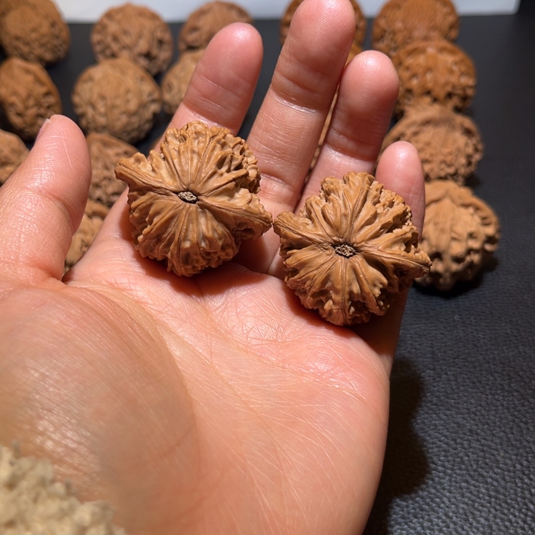 文玩核桃把件磨盘38