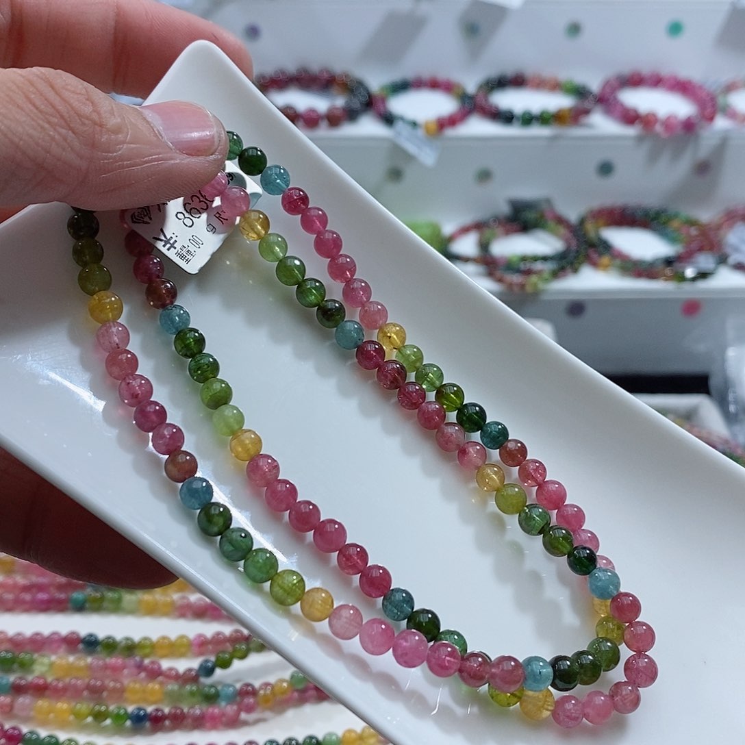 碧玺手链未镶嵌手链