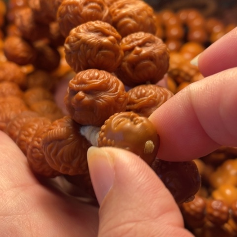 手串猴头核桃黑**红舞台