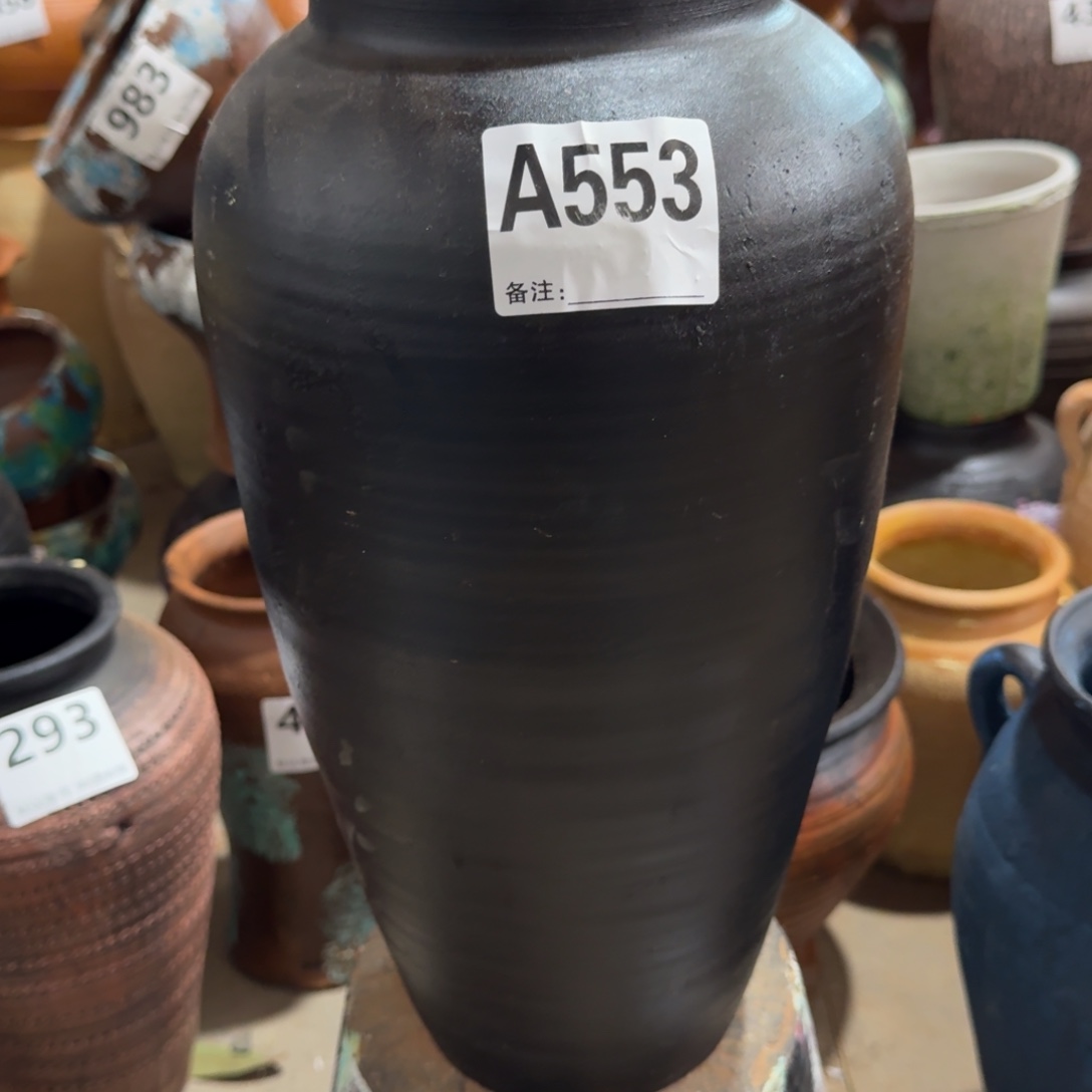 粗陶高度34口径11带孔（无孔水培下单备注）