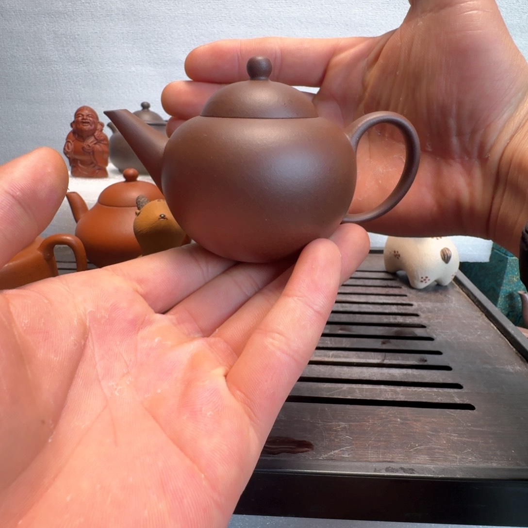 火****瓜半手工制作宜兴紫砂壶