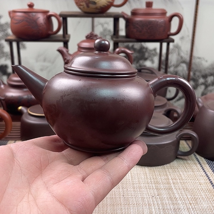 紫砂茶壶宜兴紫砂微瑕11