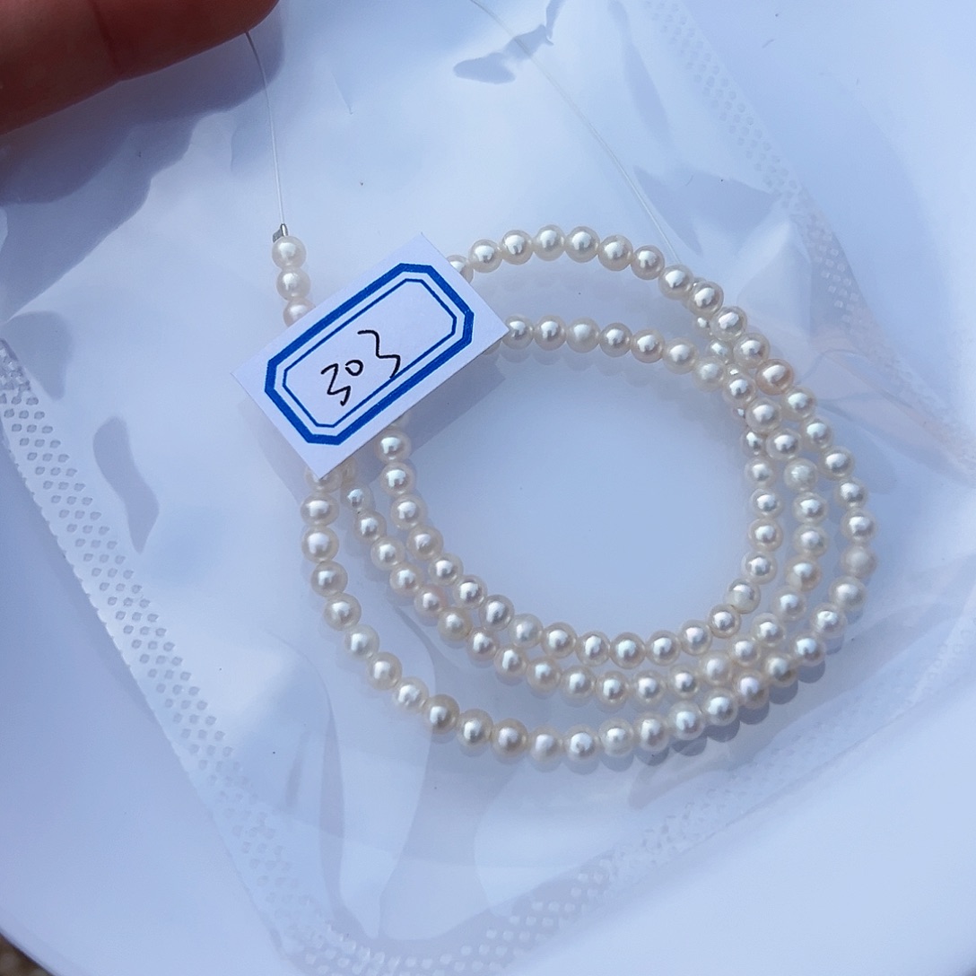 淡水珍珠耳饰未镶嵌我****子