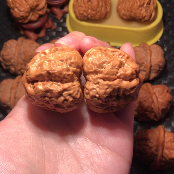 文玩核桃把件40开背肌肉蛙