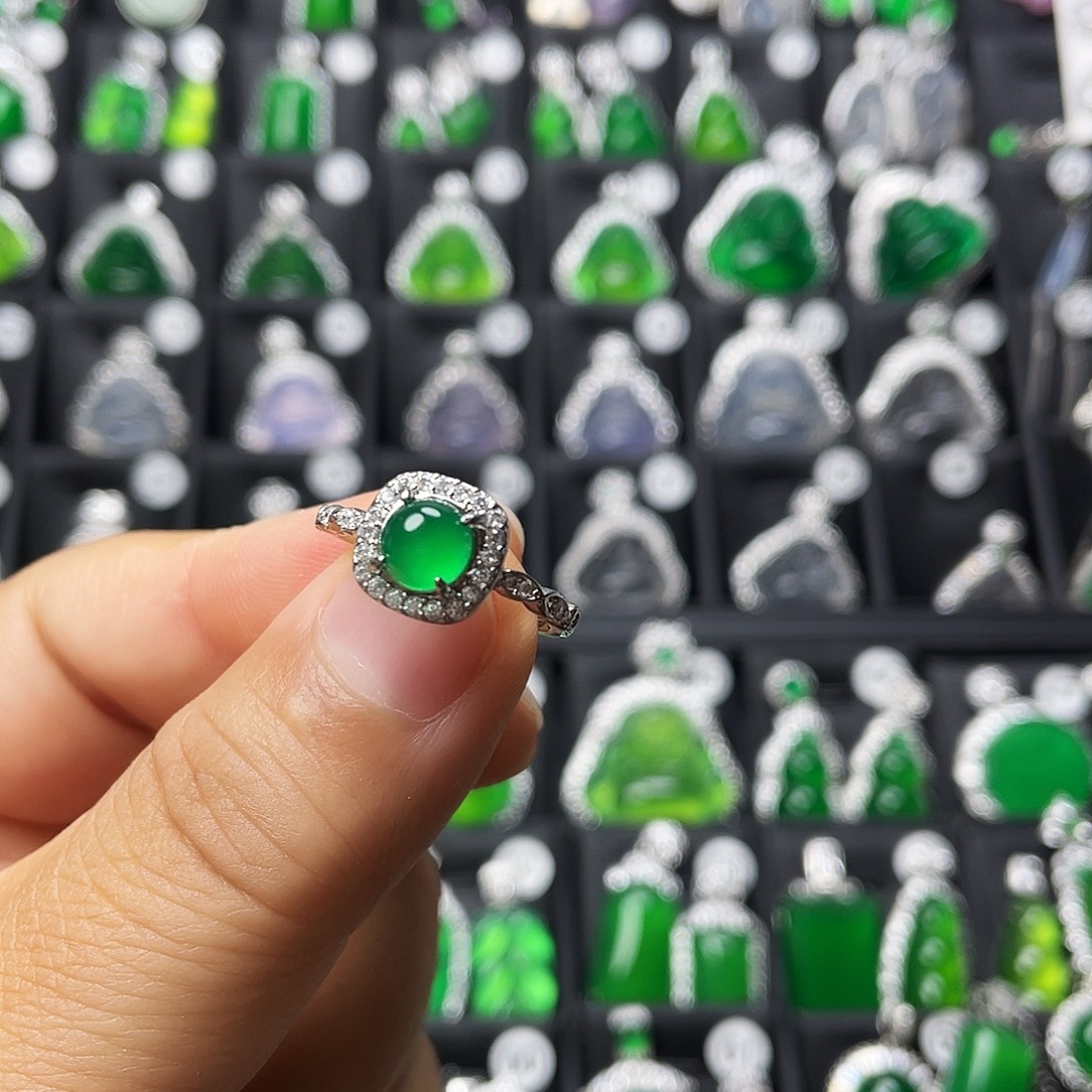 合金戒指玛瑙/玉髓