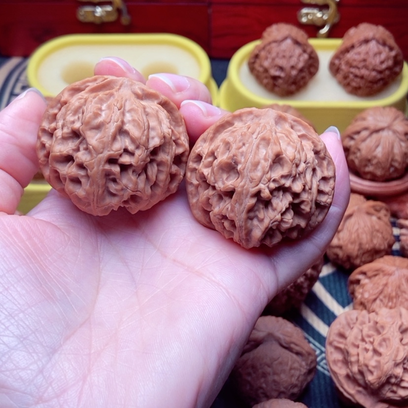 【闪购商品】文玩核桃把件L****⁶苹果圆