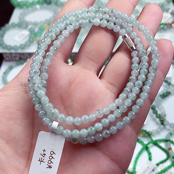 未镶嵌手链翡翠卡4.8