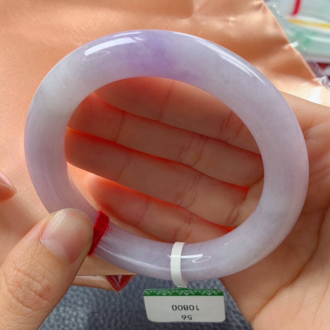 未镶嵌手镯翡翠缅甸天然翡翠A货55.5圆