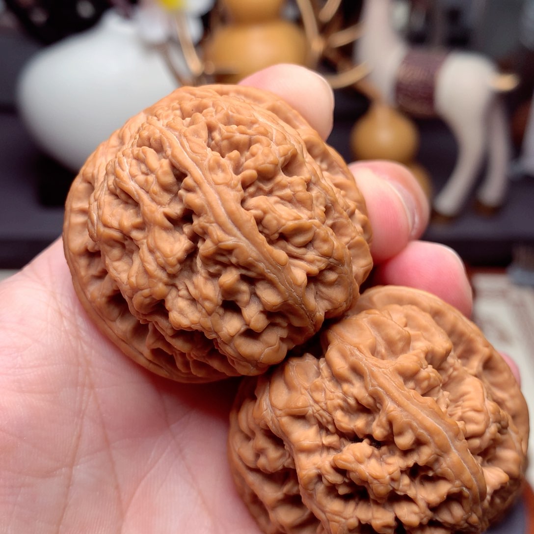 文玩核桃把件彬*大粗筋球筋  1号