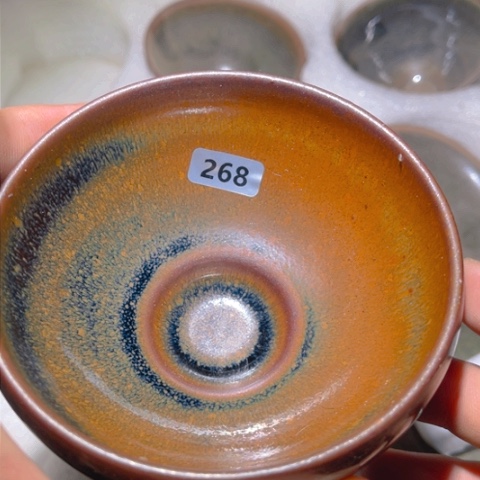 茶盏原矿原釉柴烧建盏