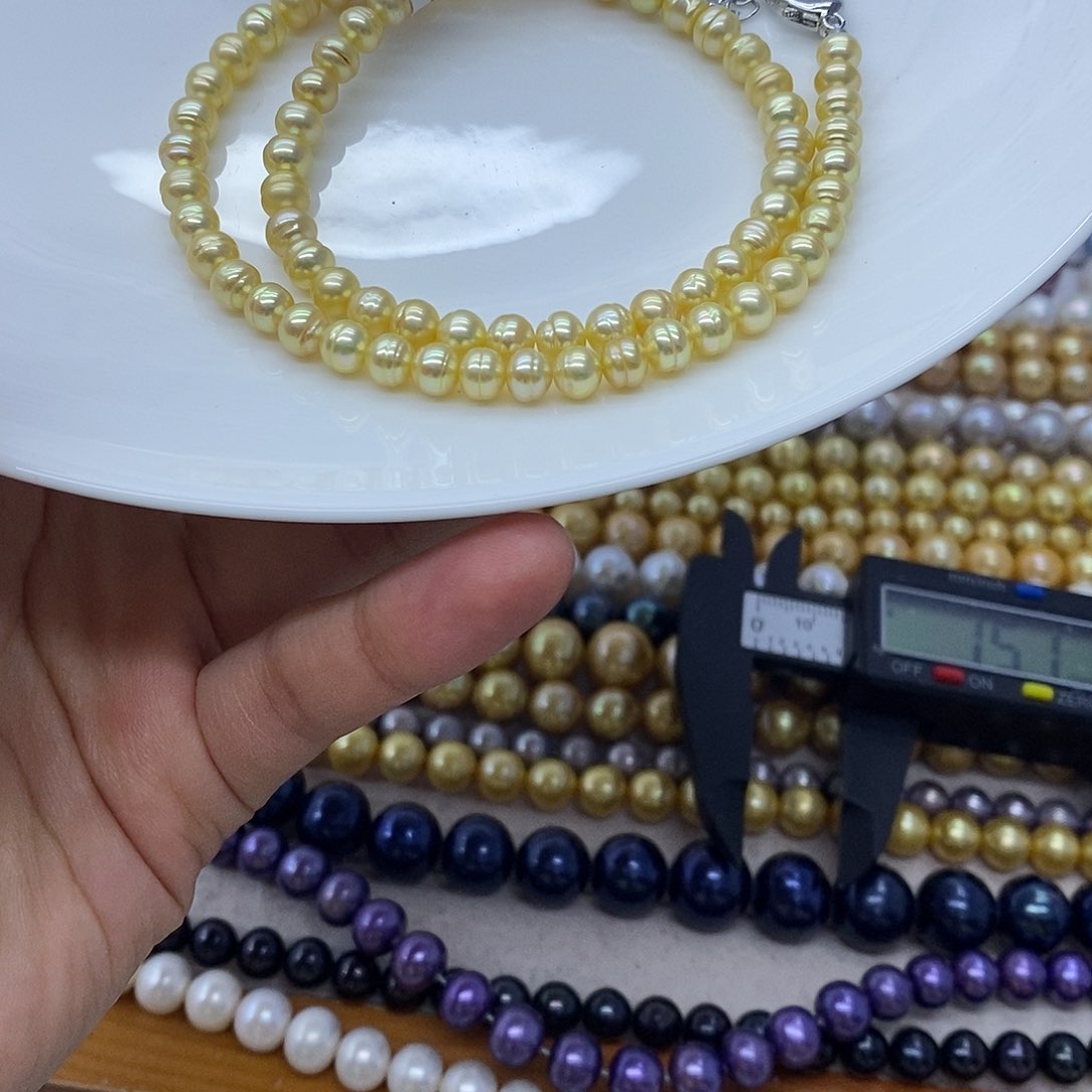 淡水珍珠项链未镶嵌