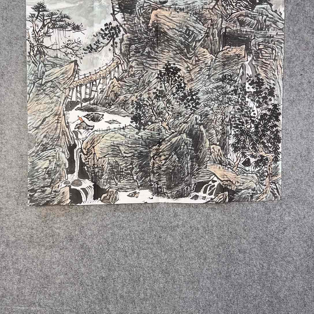 国画178 牡丹花的味道是很浓