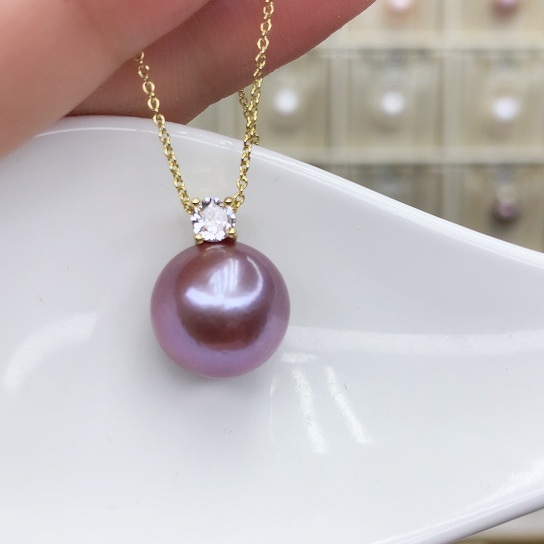 淡水珍珠颈饰合金