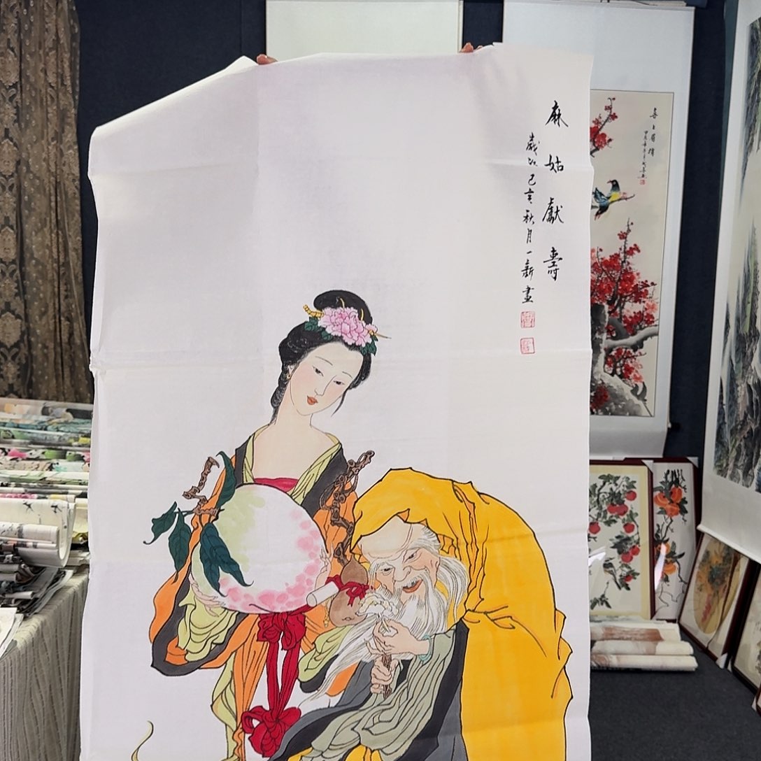 纯手绘国画作品作品