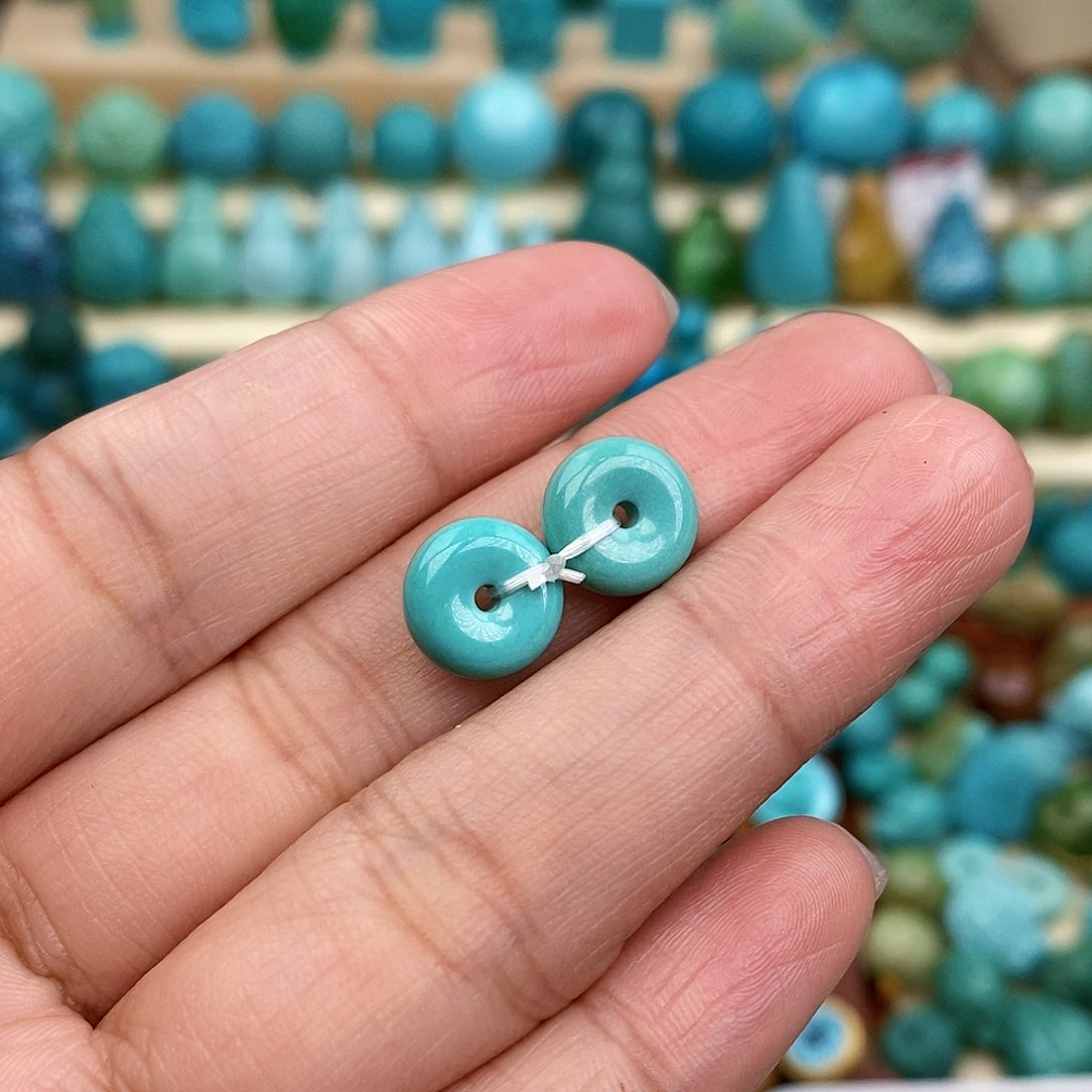 绿松石珠宝奇石未镶嵌