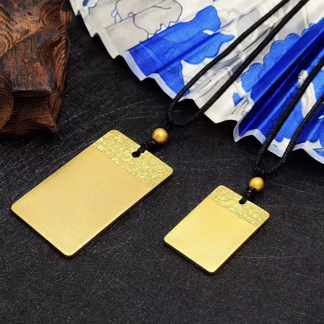 合金吊坠 合金吊坠 【重工无事牌吊坠】时尚经典实心挂坠精美素款