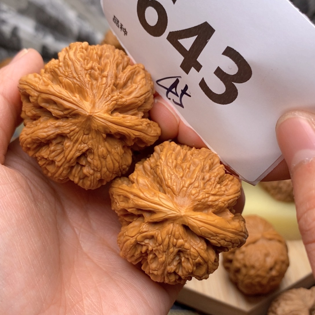 文玩核桃把件643号45粗筋