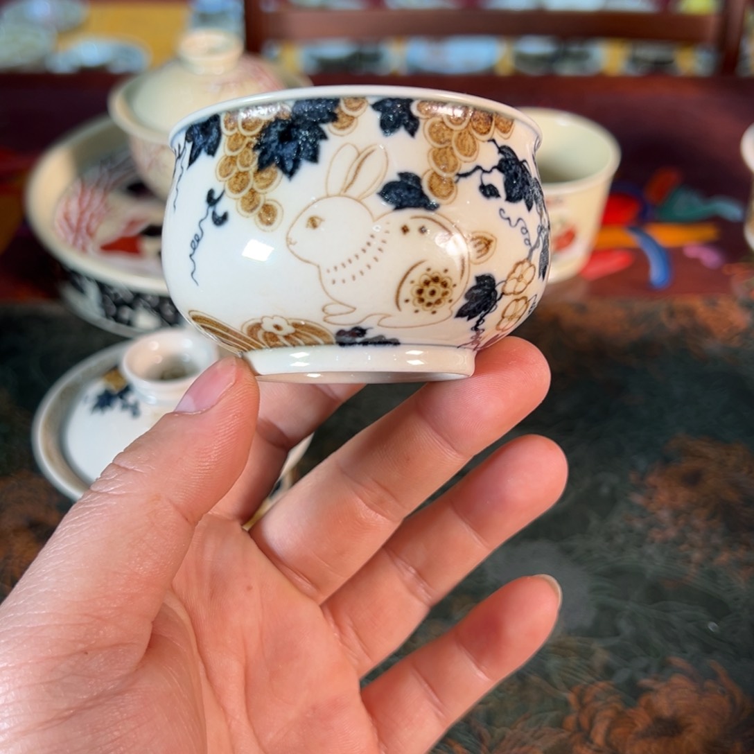 杯景德镇手绘陶瓷