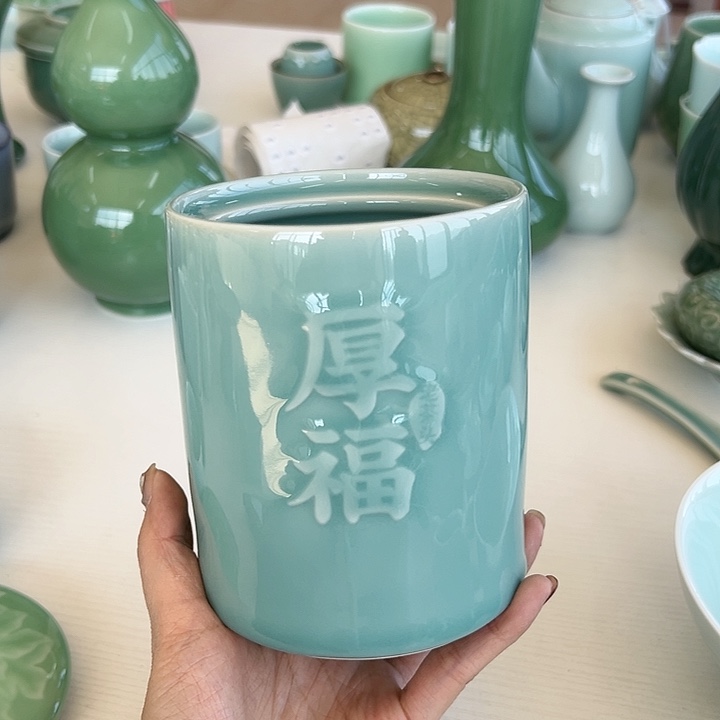 小米茶器龙泉青瓷