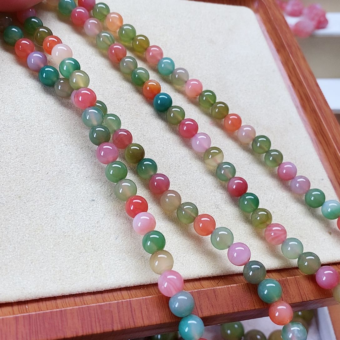 玛瑙手饰未镶嵌盐源009