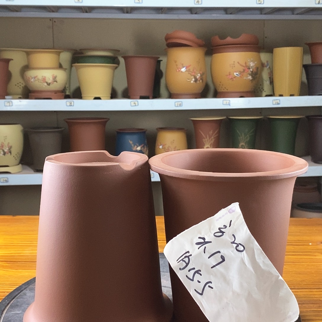 紫砂花盆紫砂兰花盆30