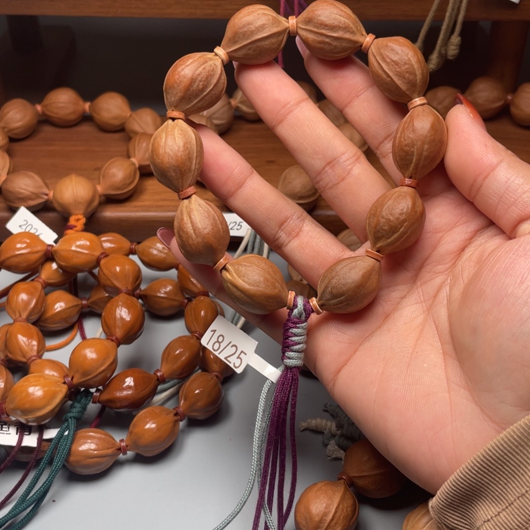 橄榄核手串/手链1825鲨鱼背