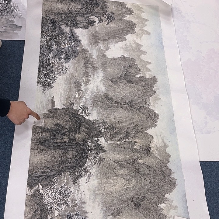 国画纯手绘字画宣纸