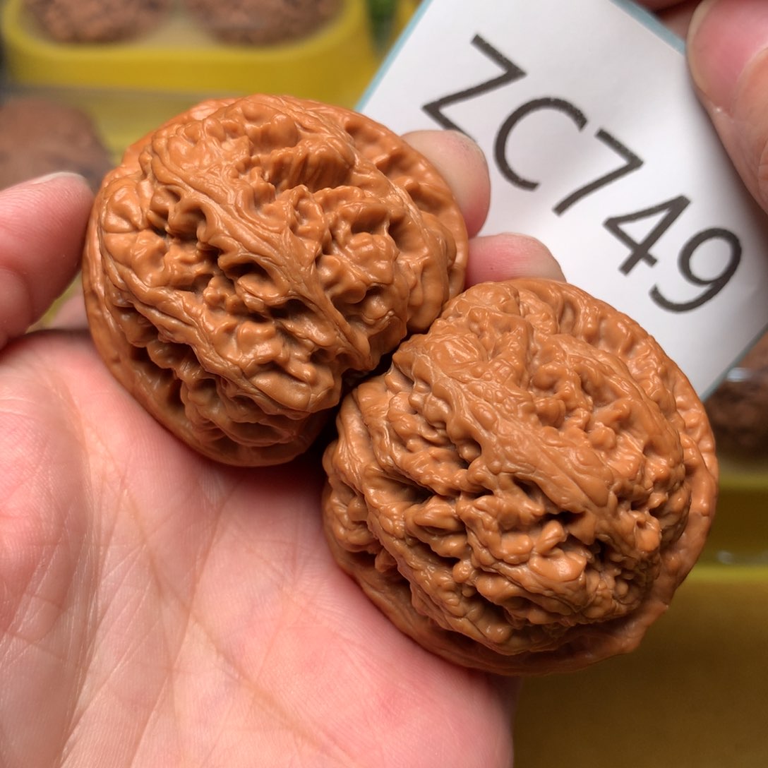 文玩核桃把件肉球粗筋43