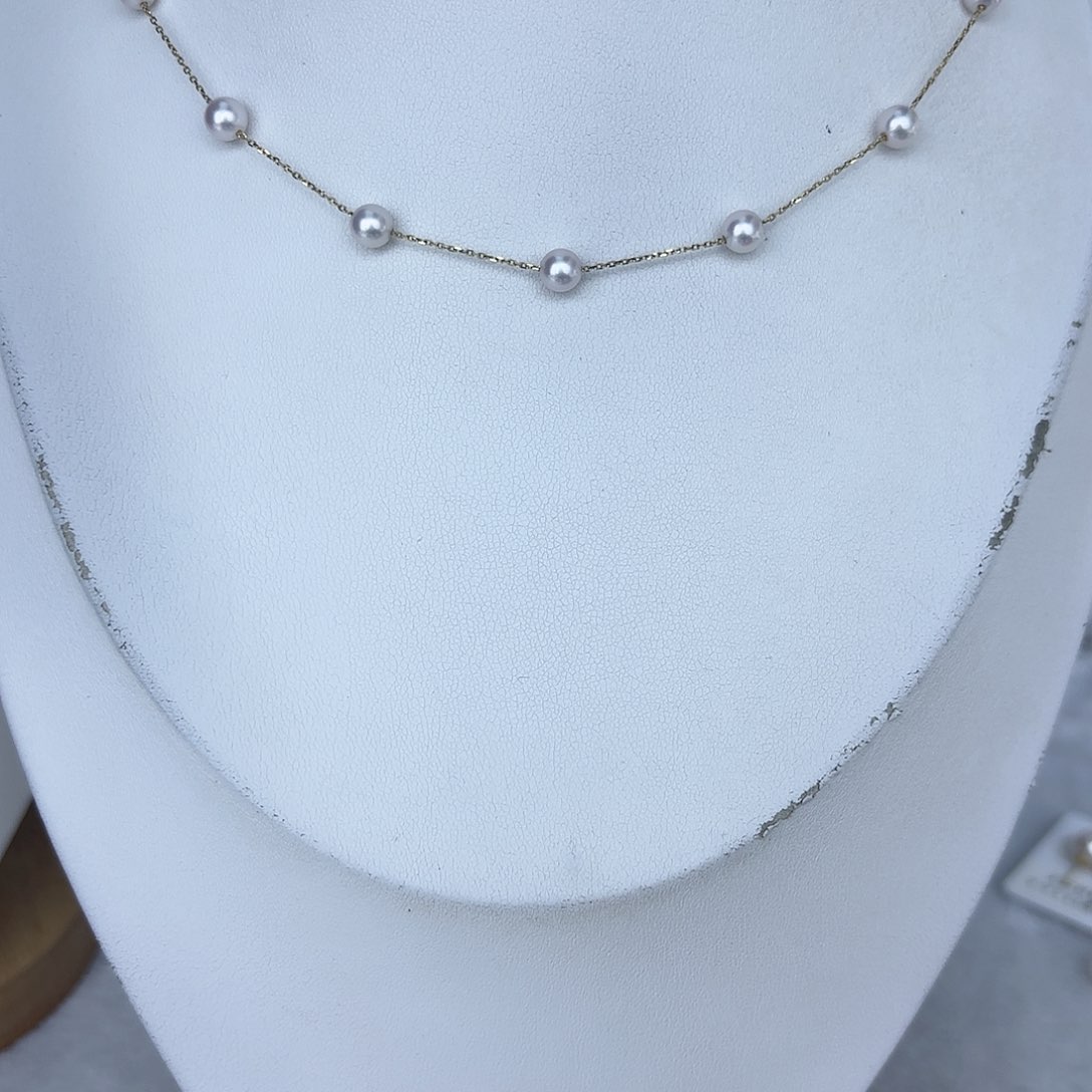 海水珍珠颈饰18K金镶嵌