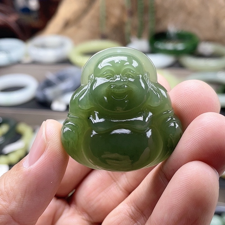 和田玉挂件未镶嵌40