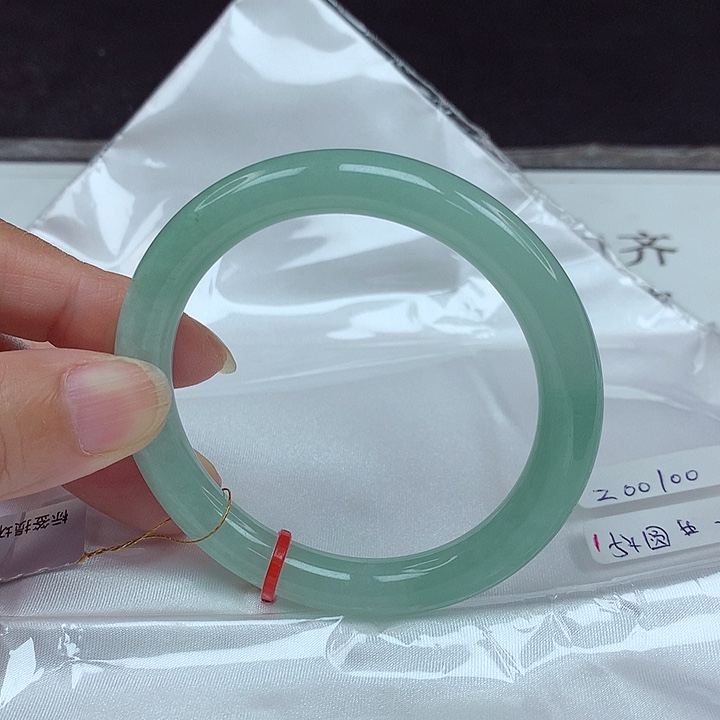未镶嵌手镯翡翠54圈0100